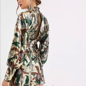 Sequined Camo dress